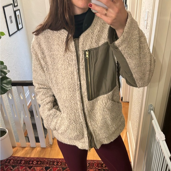 We The Free Rivington Sherpa Jacket Slouchy Desert - Picture 6 of 6